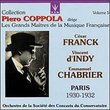 Collection Piero Coppola Volume 5 - Les Grands Maitres de la Musique Française - Franck: Redemption - Orchestral Piece (recorded 1930); Psyche - Symphonic Poem for Orchestra and Chorus (recorded 1930) / D'Indy: Istar - Symphonic Variations Op. 42 (recorde