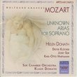 Mozart: Unknown Arias for Soprano