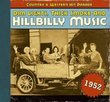 Dim Lights, Thick Smoke & Hillbilly Music: Country & Western Hit Parade 1952