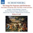 Schoenberg: Six Songs for Soprano and Orchestra
