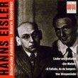 Hanns Eisler: Historic Recordings