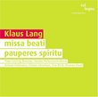 Klaus Lang: Missa Beati Pauperes Spiritu