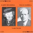 Karin Branzell, Mack Harrell: Lieder Recital