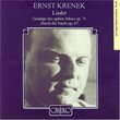 Ernst Krenek: Lieder
