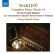 Martinu: Complete Piano Music, Vol. 4