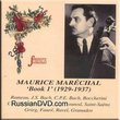 Maurice Maréchal "Book I" (1929-1937)