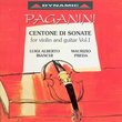 Paganini: Centone di Sonate for violin and guitar, Vol. 1