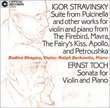 Stravinsky: Suite from Pulcinella and Other Works for Violin and Piano; Ernst Toch: Sonata for Violin and Piano