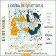 Weill: Songs de L'Opéra de quat' sous