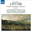 Leclair: Violin Sonatas, Book 1