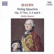 Haydn: String Quartets, Op. 17, Nos. 3, 5 and 6