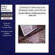 Joseph Bodin de Boismortier: Complete Sonatas for Harpsichord and Flute