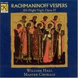 Rachmaninov: Vespers / Hall