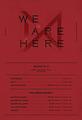 K-POP Monsta X - 2nd Album [Take.2 WE are HERE] (IV version) Music CD + Photocard + Photobook + Pre-Order Benefit + Folded Poster + Extra Photocards Set