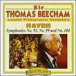 Haydn: Symphonies 93, 99 & 104 / Beecham