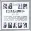 Piano Discoveries (1928-1943)