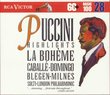 Puccini: La Bohème Highlights (RCA Victor Basic 100, Vol. 28)