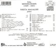Mendelssohn: Rondo Capriccioso / Variations Serieuses / 9 Romances Sans Paroles / Etudes, Op. 104 / Prelude et Fugue, Op. 35 / Piano Sonata, Op. 106 (Festival de Musique Montreux-Vevey 1988)