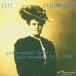 Lieder Early Recordings 1915-1949