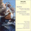 Brahms: Concerto for Violin, Cello & Orchestra; Mendelssohn: Concerto for Violin, Piano & Strings [Australia]