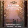 Brahms: String Quintet in F major, Op. 88; Clarinet Quintet in B minor, Op. 115