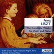Liszt: The Complete Works for Violin and Piano