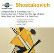 Shostakovich: Symphony No. 5, Festive Overture, Orchestral Works