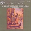 Felix Mendelssohn: Works for Clarinet, Basset Horn & Piano - Alan Hacker / Lesley Schatzberger / Richard Burnett
