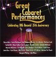 Great Cabaret Performances