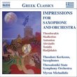 Impressions for Saxophone & Orchestra