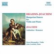 Brahms: Hungarian Dances (arr. Joachim); Joachim: Andantino; Romance