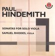 Hindemith: Sonatas for Solo Viola