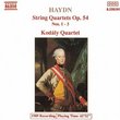 Haydn: String Quartets Op. 54, Nos. 1-3