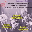 Brahms: Double Concerto; Block: Schelomo; Tchaikovsky: Rococo Variations