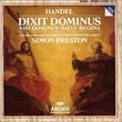 Handel: Dixit Dominus / Nisi Dominus / Salve Regina