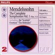 Mendelssohn: The Complete Symphonies, Vol.1