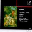 Handel - Clori, Tirsi e Filemo / Hunt, Feldman, Minter; PBO, McGegan