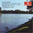 Brahms: Piano Sonata No. 3; Intermezzi; Rhapsody