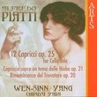 Alfredo Piatti: 12 Capricci, Op. 25