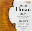 Mischa Elman Plays Bach