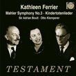 Mahler: Symphony No. 3; Kindertotenlieder