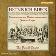 Biber: Mensa sonora, seu Musica instrumentalis; Sonata in A major