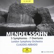 Mendelssohn: 5 Symphonies; 7 Overtures