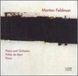 Morton Feldman: Piano and Orchestra; Palais de Mari; Piano