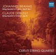 Brahms: String Quartet in C minor, Op.51 No.1; Debussy: String Quartet in G minor, Op.10