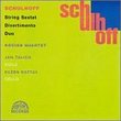 Ervin Schulhoff Chamber Works Vol. 2: Sextet / Duo For Violin & Cello / Divertimento For String Quartet