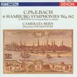 C.Ph.E. Bach; 6 Hamburg Symphonies, Wq. 182 (6 Sinfonie for Strings and Basso Continuo)