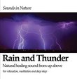 Rain and Thunder- Sound of Gentle Rainstorm with distant thunder for RELAXING
