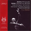 Brahms: Altrhapsodie; Mahler: Das Lied von der Erde