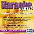 Karaoke Party Today's Country Hits